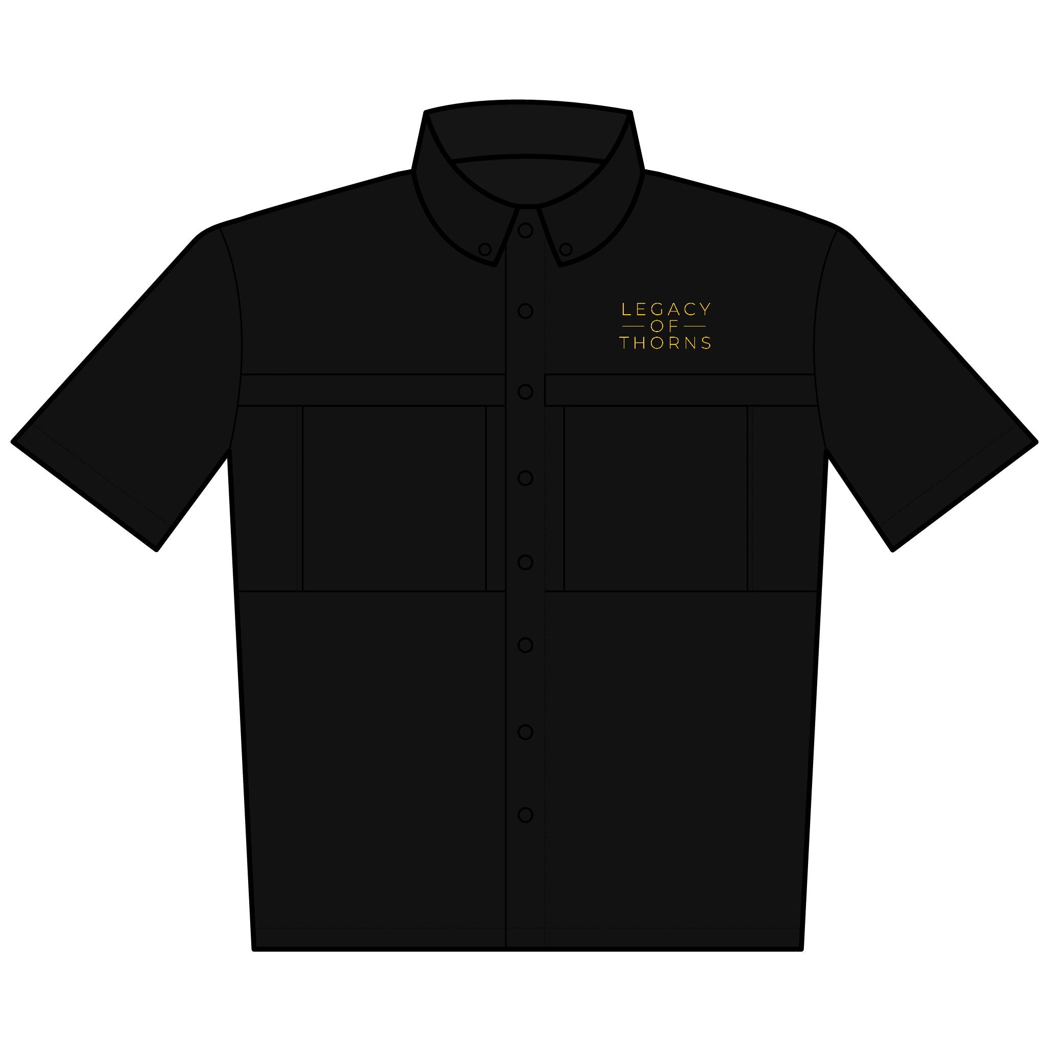 Unisex UV Protection Short Sleeve Shirt, Casual Summer Shirt, Outdoor Adventure Apparel, Fishing Shirt, Embroidered Daybreak Shirt