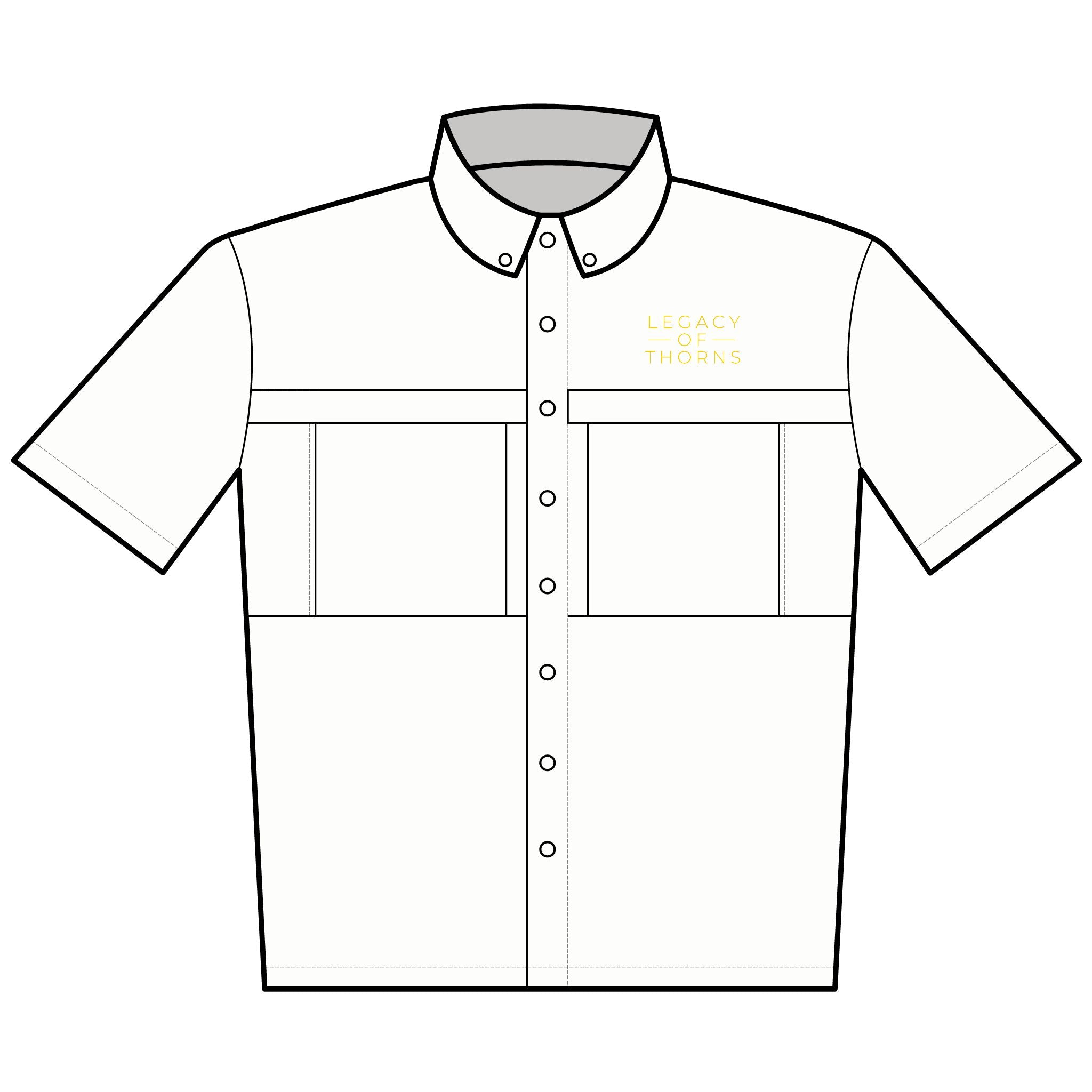 Unisex UV Protection Short Sleeve Shirt, Casual Summer Shirt, Outdoor Adventure Apparel, Fishing Shirt, Embroidered Daybreak Shirt